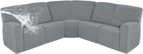 Miniatura 19 de Easy-Going - Funda 100% impermeable para sofá reclinable, fundas de sofá elásticas para sofás reclinables, funda de sofá seccional extra grande