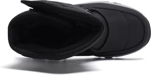 Miniatura 6 de GUBARUN - Botas de nieve para niños, impermeables, antideslizantes, resistentes al frío, zapatos para invierno y climas fríos