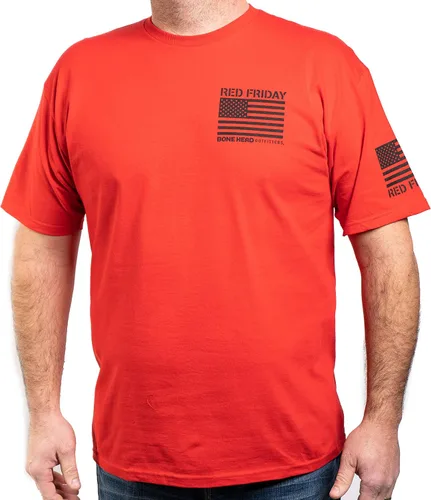 Miniatura 2 de Bone Head Outfitters Camiseta clásica roja - Remember Everyone Deployed R.E.D. Friday