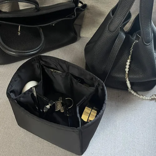 Miniatura 7 de KINGS IN BAG Organizador para bolsas de mano y bolsas de mano, bolsas de lujo con satén sedoso, se adapta a bolsas de Picotin 1822, ligeras para uso