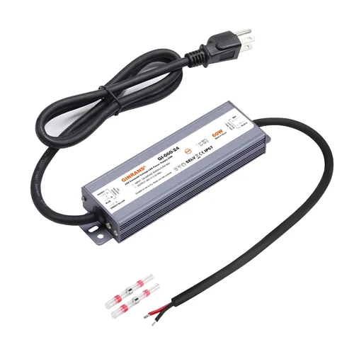 Miniatura 13 de Transformador de fuente de alimentación de LED de voltaje constante impermeable IP67 de 60W, entrada universal de 100-240V CA con enchufe, salida