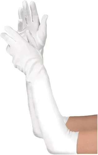 Miniatura 2 de Guantes largos de fiesta de ópera para mujer, guantes de satén de los años 20 y 20, disfraces hasta el codo, vestido de noche nupcial, 22 pulgadas