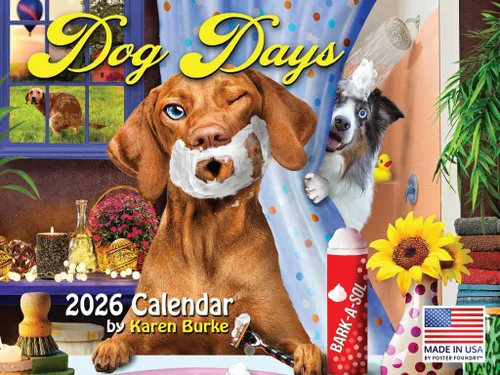 Miniatura 138 de Calendario de pared mensual 2025 Great Dane de 12 meses, fabricado en Estados Unidos