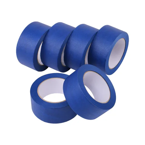 Lichamp 6 cintas azules para pintores de 2 pulgadas de ancho, paquete múltiple de cinta adhesiva azul para pintores, 1.95 pulgadas x 55 yardas x 6