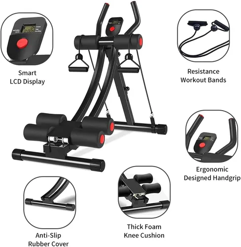 Miniatura 2 de Fitlaya Fitness Entrenadores de núcleo y abdominales Máquina de entrenamiento AB Gimnasio en casa Entrenamiento de fuerza Ab Cruncher Equipo