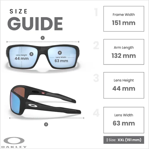 Miniatura 24 de Oakley Turbine OO9263 - Gafas de sol rectangulares para hombre, correa + paquete con kit de gafas de diseñador iWear