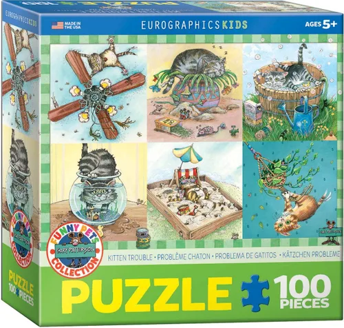 Miniatura 108 de EuroGraphics - Rompecabezas Pandas rojos