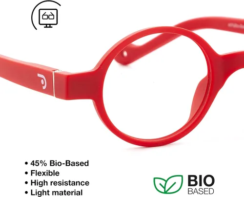 Miniatura 5 de DIDINSKY lentes de lectura para presbicia para lectores anti luz azul para hombre y mujer. Tacto de goma, patillas flexibles y lentes