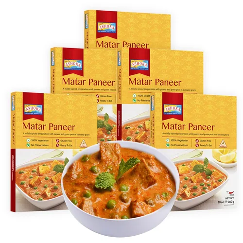 Miniatura 30 de Ashoka Comidas indias listas para comer desde 1930, 100% vegetariano Dal Makhani, comida india totalmente natural cocinada tradicionalmente, a base