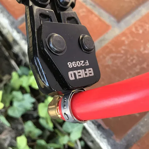 Miniatura 7 de EFIELD Herramienta de pinza de crimpado Pex para 3/8 pulgadas con calibre Go/No-Go - Abrazaderas de acero inoxidable de 1 pulgada cumplen