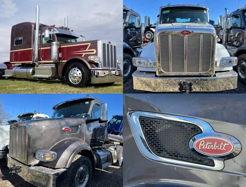 Miniatura 7 de Tapa de combustible diesel estilo palanca de aluminio sin bloqueo para Peterbilt