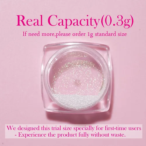Miniatura 3 de Pretty Diva Polvo de uñas cromado Moonlight, polvo para uñas cromado de unicornio y sirena, polvo de uñas Aurora con efecto iridiscente, pigmento