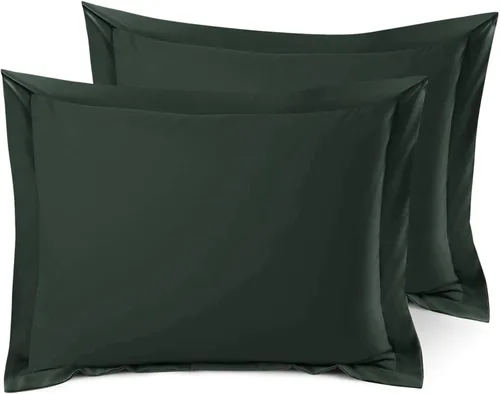 Miniatura 46 de Nestl Juego de 2 fundas tipo sham de almohada suaves - Fundas de almohada de microfibra de doble cepillado - Fundas de almohada de cama premium