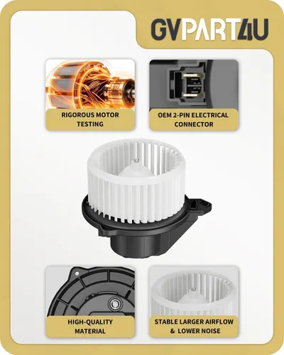 Miniatura 4 de Motor de soplador delantero 700012 para Dodge Ram 1500 2500 3500 2002-2008, para Jeep Grand Cherokee 2002-2004, 2002 2003 2004 2005 2006 2007 2008