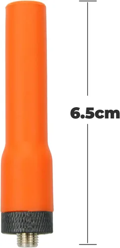 Miniatura 6 de Paquete de 2 Walkie Talkies universales Antena corta suave VHF/UHF 136/430 SMA-Hembra Antena para radios Kenwood HYT bidireccionales