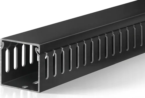Miniatura 17 de ZhiYo Canaleta de gestión de cables para rack de servidor profesional de A2 pulg. x An2.4 pulg., kit de canaleta de cables de 95 pulg.