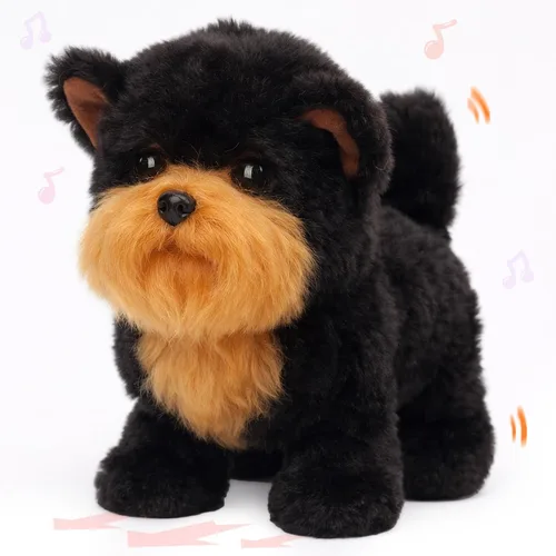 Miniatura 24 de Hopearl - Juguete de peluche electrónico interactivo de unicornio con sonidos y movimientos, camina y tiene un cuerno luminoso; regalo para niños