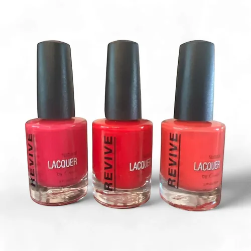 Miniatura 2 de Brighten Your Day - Juego de esmaltes de uñas – Paquete de 3 tonos vibrantes en Coral Reef, Getting Reddy y Pinky Swear – 7 libre, no tóxico