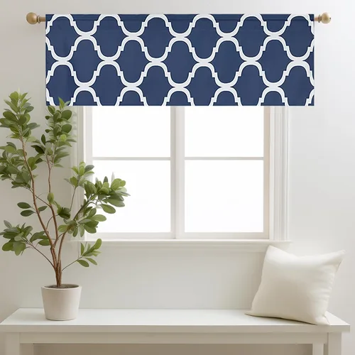 Miniatura 50 de Melodieux - Cortinas de bolsillo de moda marroquí para cocina, cafetería o baño, pequeñas ventanas