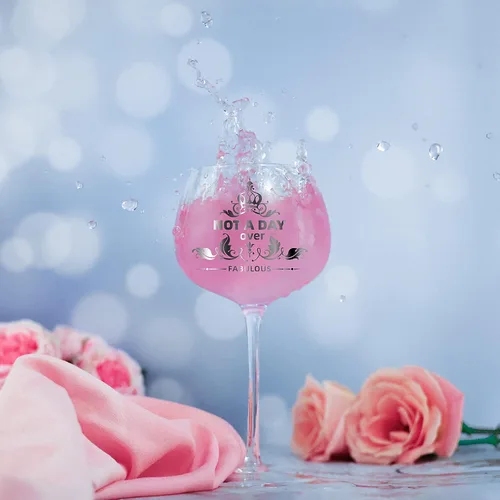 Miniatura 6 de Regalos para mujeres, "Not a Day Over Fabulous" Copas de vino personalizadas, Regalos de cumpleaños, Copas de vino, Regalos del día de la madre