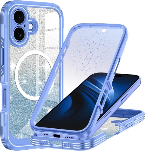 Miniatura 9 de Hekodonk Funda para iPhone 15 Pro Max, compatible con Magsafe [protector de pantalla de vidrio templado integrado y protección de lente de cámara]