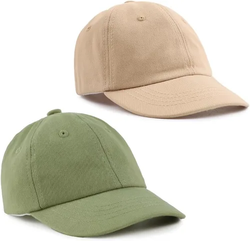 Miniatura 31 de Peecabe Gorra de béisbol para niños pequeños, unisex, de algodón, ajustable, para bebés, niños, gorra de béisbol para niñas de 1 a 5 años