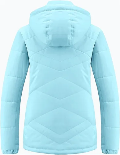 Miniatura 2 de Skieer Chaqueta de esquí impermeable para mujer, abrigo de invierno cálido para nieve, resistente al viento, con capucha