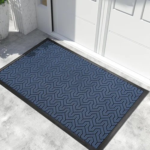 Miniatura 100 de Yimobra Alfombra para Puerta Delantera Exterior Entrada 29.5x17, Impermeable Resistente Alfombras Exteriores para Puerta Delantera, Alfombra