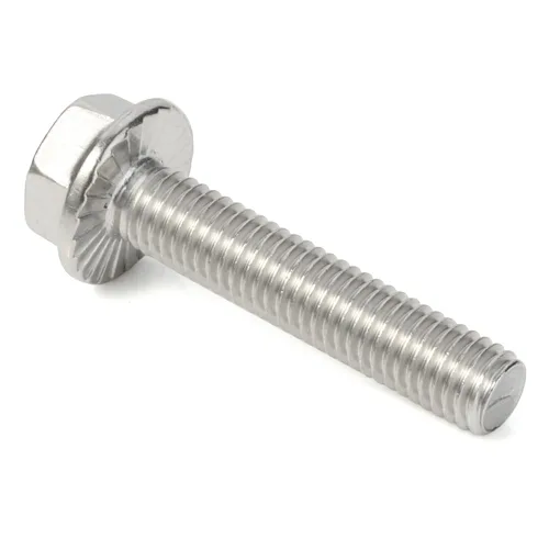 Miniatura 5 de Tornillos hexagonales con brida M10-0.059 x 1.181 in Brida Tornillos hexagonales, acero inoxidable 18-8 (304), acabado liso, DIN 6921, 5 PCS