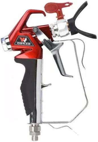 Miniatura 6 de Pistola de pintura sin aire con punta 517 de alta presión 4000 PSI Serie Roja Pistola pulverizadora sin aire (2 dedos)