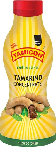 Tamicon Concentrado de tamarindo | Pasta de tamarindo agridulce | Auténtico sabor al estilo del sur de la India | Perfecto para curry, salsas,
