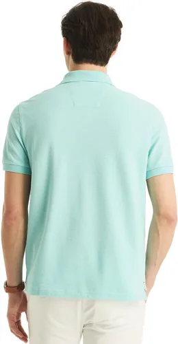Miniatura 14 de Nautica playera polo clásica de mangas cortas, color sólido, para hombre