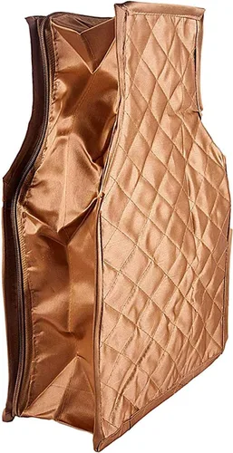 Miniatura 4 de atorakushon Juego de 4 piezas de tela de satén para blusas, bolsa de almacenamiento de ropa con ventana transparente para armario, organizadores