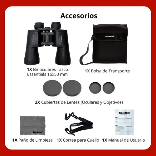 Miniatura 3 de TASCO TAS170165-BRK Essentials Binoculares 16x50, Multi