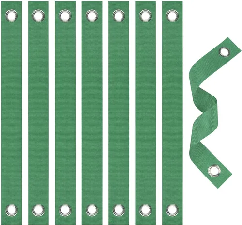 Correas de árbol para estacar, 8 correas de soporte para árboles recién plantados y protección contra huracanes, lazos para enderezar árboles, color