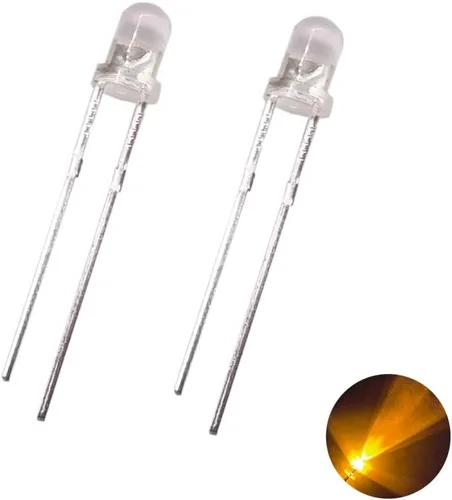 Miniatura 2 de F3 Ultra brillante 3MM agua redonda verde claro/amarillo/azul/blanco/rojo/UV 395nm LED luz diodo emisor (rojo 100pcs)
