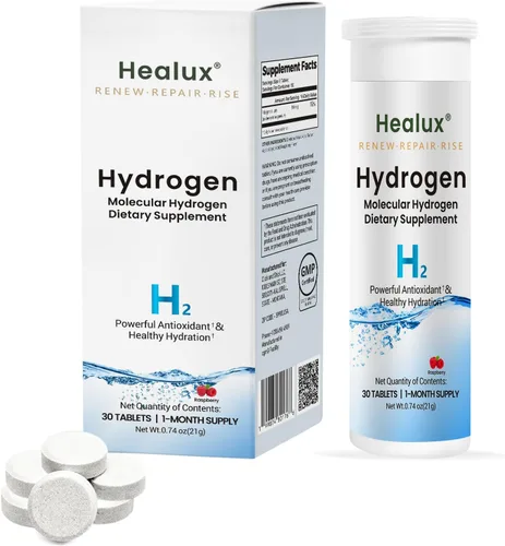 Miniatura 11 de Tabletas de agua de hidrógeno de 12 PPM – Tabletas moleculares de H₂ con magnesio H2 TAB Soporte antioxidante para energía, salud celular