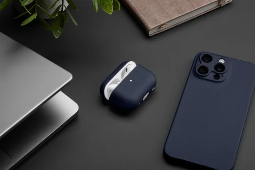 Miniatura 4 de Latercase Compatible con AirPods Pro 3 Willy Blue Funda duradera para AirPods Pro 3 Fibra de aramida fina de 0.024 in, 0.024 in, 0.21 oz