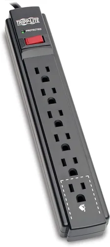 Miniatura 12 de Ladrón de 4 enchufes Negro con USB Negro