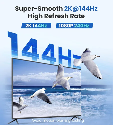 Miniatura 3 de Warrky Cable USB C a HDMI 4K 60Hz de 3.3 pies [enchufes chapados en oro antiinterferencias] Cable de aluminio tipo C a HDMI 2.0, Thunderbolt 3/4/5