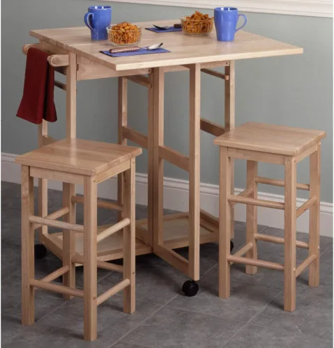 Miniatura 10 de Winsome Wood Suzanne - Set de cocina cuadrado, natural, haya