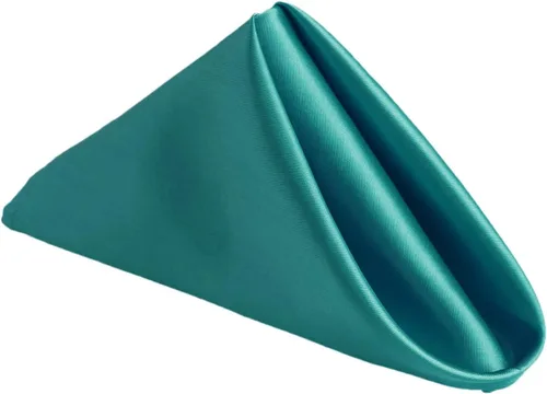 Miniatura 55 de Efavormart - Paquete de 5 servilletas de satén sin costuras, resistentes a las arrugas, 20 x 20 pulgadas 2-Rojo