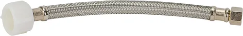 Miniatura 2 de Fluidmaster B1T06 - Conector de inodoro de acero inoxidable trenzado, rosca de compresión hembra de 3/8 x rosca hembra de 7/8, 6 pulgadas de longitud