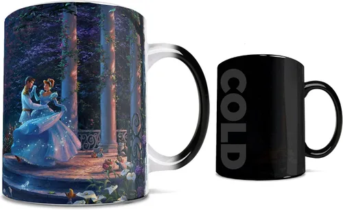 Miniatura 10 de Morphing Mugs Disney – Cenicienta Happily Ever After – Thomas Kinkade Studios – Una taza de cerámica que cambia de color de 11 onzas – Imagen