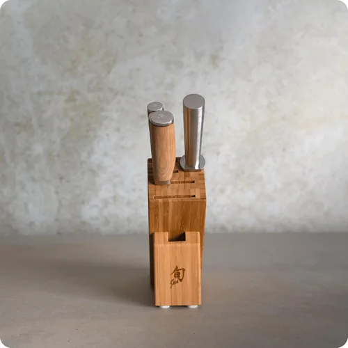 Miniatura 6 de Shun Premier Blonde - Juego de 5 bloques de iniciación de 5 piezas, incluye chef de 8 pulgadas, pelado de 4 pulgadas, cuchillos utilitarios de 6.5