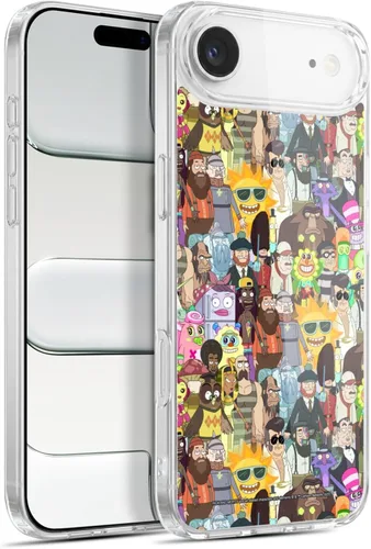 Miniatura 132 de Head Case Designs Funda de gel con licencia oficial de Rick and Morty Aliens Season 3 [protección de grado militar] compatible con Apple iPhone 12