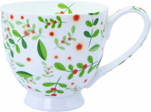Miniatura 20 de Tazas de café de porcelana de hueso de 16oz para mujeres Tazas Flora Tazas de café y té Novedades Tazas de café para regalar a mujeres, mamá, amigas
