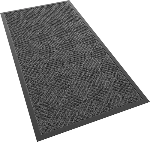 Miniatura 16 de Tapete para puerta delantera, 48 x 24 pulgadas, resistente para interiores y exteriores, tapete de bienvenida antideslizante para entrada, parte