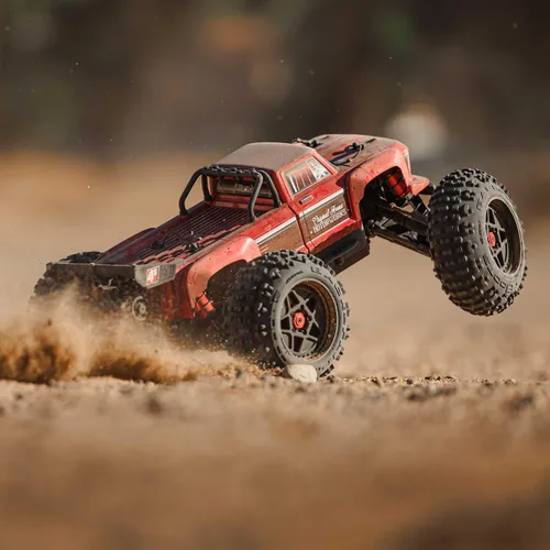 Miniatura 5 de ARRMA Camión RC Outcast 4X4 4S BLX 1/10 4WD Camión de acrobacias RTR (batería y cargador no incluidos), rojo, ARA4410V2T4