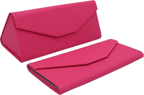 Miniatura 130 de Real Sic Funda para lentes de sol para hombres y mujeres, soporte magnético plegable para lentes de sol, inspirado en el color sólido
